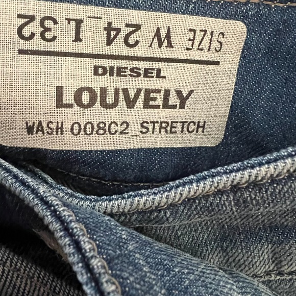 Diesel Louvely Stretch Jeans Wash‎ 008C2 Women's Size W24xL32 Vintage NWT - Picture 9 of 16